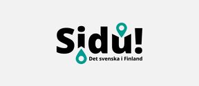 Logo, jossa lukee Sidu! Det svenska i Finland