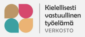 Kielellisesti vastuullinen työelämä -verkoston logo
