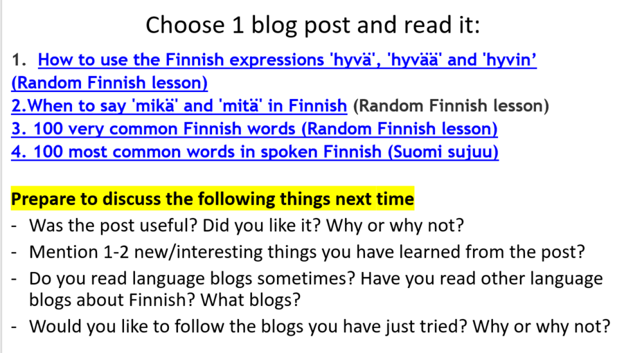 Kuva tehtävänannosta englanniksi.