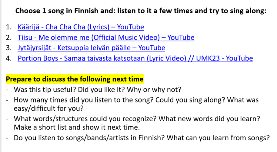 Kuva tehtävänannosta englanniksi